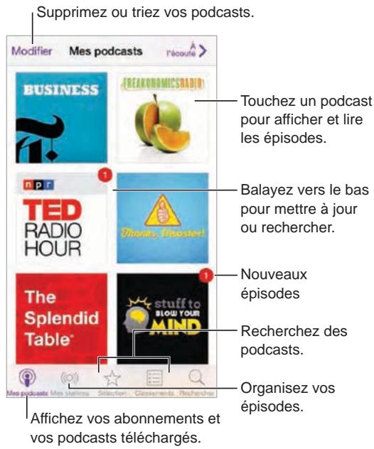 APPLE iPhone5S16GoReconditionne4345037 - Podcasts en un coup d'oeil - 1