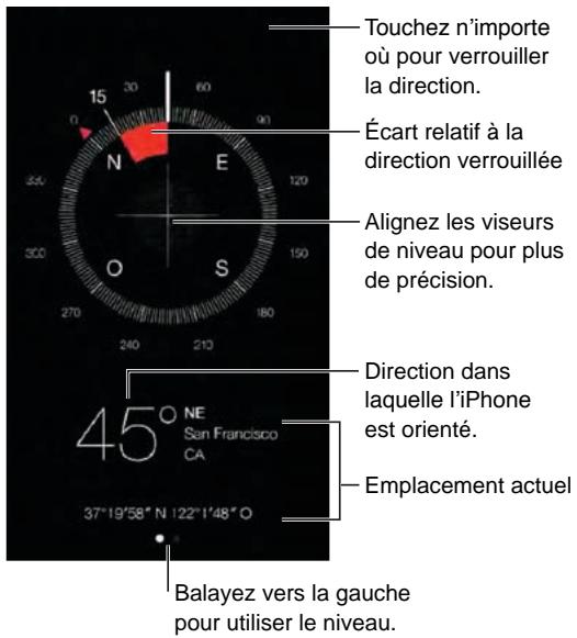 APPLE iPhone5S16GoReconditionne4345037 - Boussole en un coup d'oeil - 1