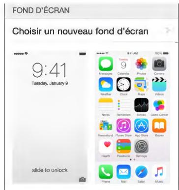 APPLE IPHONE 6 32G0 GOLD - Changer de fond d'écran - 1