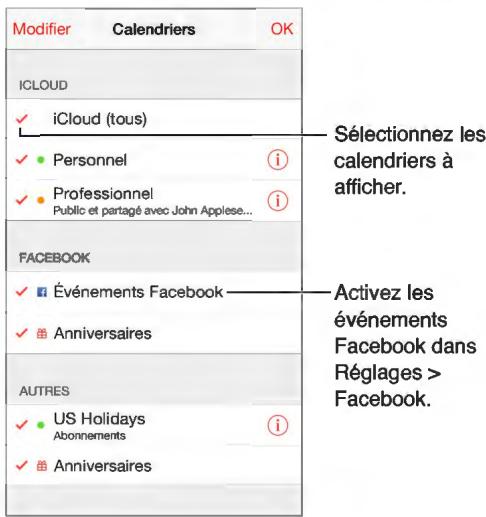 APPLE IPHONE 6 32G0 GOLD - Utiliser plusieurs calendriers - 1