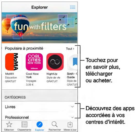 APPLE IPHONE 6 32G0 GOLD - L'app store en un coup d'œil - 2