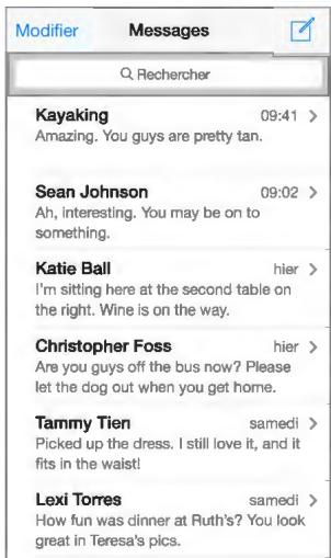 APPLE IPHONE 6 32G0 GOLD - Gérer des conversations - 1