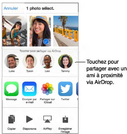 APPLE IPHONE 6 32G0 GOLD - Partage à partir des apps - 1