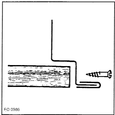 FAURE FC 104 W BLANC - Fixation dans le meuble - 2