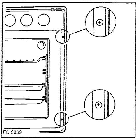 FAURE FC 104 W BLANC - Fixation dans le meuble - 1