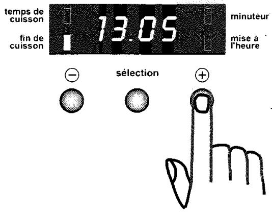 FAURE FC 104 W BLANC - "Temps de cuisson" et "fin de cuisson" combinées - 2