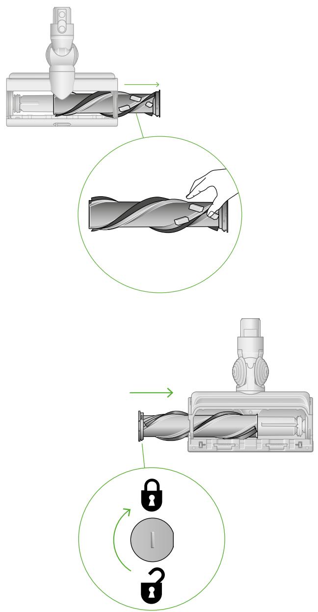 DYSON 447002-01 - Replacez le rouleau - 2