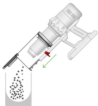 DYSON 447002-01 - Ejecter la poussiere - 1