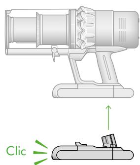 DYSON 447002-01 - Remetre la batterie en place - 2