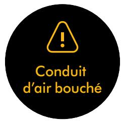DYSON 447002-01 - Conduit d'air obstrué - 1