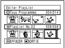 HITACHI DZ-MV730ME - SUPPRESSION DE SCÉNES D'UNE LISTE DE LECTURE (ÉDITER PLAYLIST) - 1