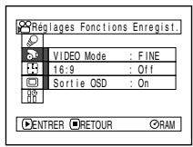 HITACHI DZ-MV730ME - Réglage Fonctions Enregist. - 1