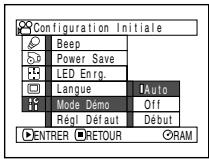 HITACHI DZ-MV730ME - Changement du réglage de la démonstration - 1