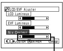 HITACHI DZ-MV730ME - RéGLAGE DE LA DENSITÉ DES COULEURS (NIVEAU DES COULEURS) - 2