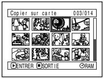 HITACHI DZ-MV730ME - COPIE D'IMAGES FIXES D'UN DVD-RAM SUR UNE CARTE (COPIER) - 2