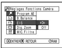 HITACHI DZ-MV730ME - UTILISATION DU STABILISATEUR D'IMAGE ÉLECTRONIQUE (EIS) - 1
