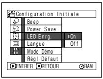 HITACHI DZ-MV730ME - ACTIVATION OU DÉSACTIVATION DU TÉMOIN DE TOURNAGE (LED ENRG.) - 2
