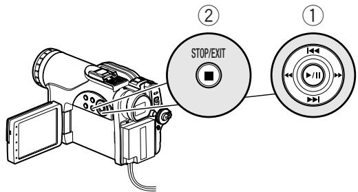 HITACHI DZ-MV730ME - Visionner le contenu de l'enregistrement sur l'écran à cristaux liquides (p. 36). - 1