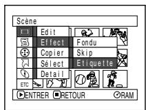 HITACHI DZ-MV730ME - CHANGEMENT DE VIGNETTES (EFFET - ETIQUETTE) - 2