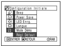 HITACHI DZ-MV730ME - RÉTABILISSEMENT DES RÉGLAGES PAR DéFAUT DU MENU (RÉGLAGES PAR DéFAUT) - 1