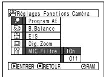 HITACHI DZ-MV730ME - ATTENUATION DU BRUIT DU VENT PENDANT L'ENREGISTREMENT (MIC. FILTRE) - 1