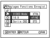 HITACHI DZ-MV730ME - CHANGEMENT DE LA QUALITÉ D'UN FILM (MODE VIDÉO) - 1