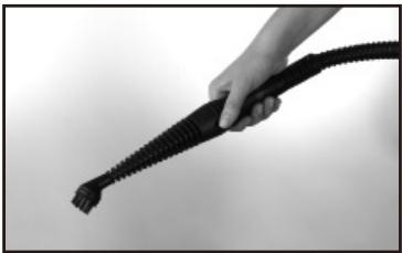 H¥DRO STEAMCLEAN JAUNE - Mise en place de la rallonge flexible / buse longue / buse large - 2