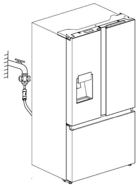 DARTY RF793N4SAFF - Connexion à la ligne d'alimentation en eau - 3