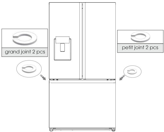 DARTY RF793N4SAFF - Alignement des Portes (si nécessaire) - 1