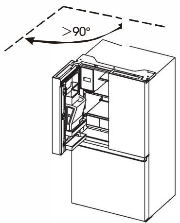 DARTY RF793N4SAFF - Inversion de la Porte - 5