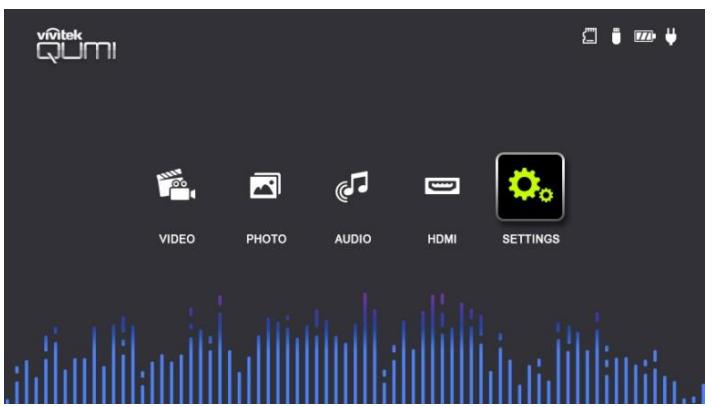 AAA MateVideoprojecteurQUMIL_Z1V_N - UTILISATION DU MENU PARAMETRES - 3