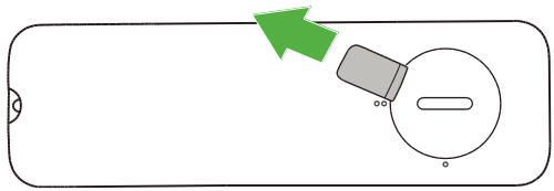 AAA MateVideoprojecteurQUMIL_Z1V_N - Activation de la pile de la télécommande - 1
