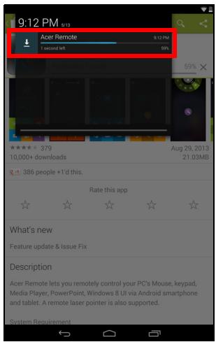 ACER ICONIA A1-840FHD - Play Store - 3