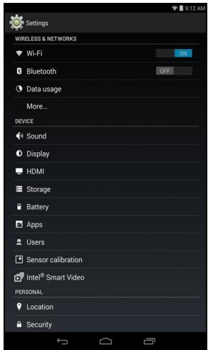 ACER ICONIA A1-840FHD - PARAMÉTRES AVANCÉS - 1