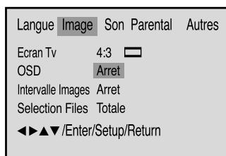 TOSHIBA SD 324 ES ARGENT - Réglage de l'affichage - 3