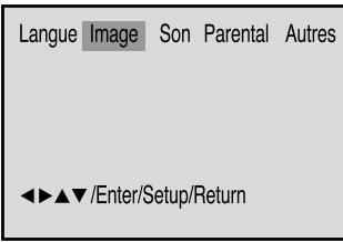 TOSHIBA SD 324 ES ARGENT - Réglage de l'affichage - 1