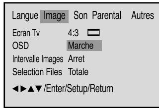 TOSHIBA SD 324 ES ARGENT - Réglage de l'affichage - 2