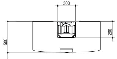 FALCON FALHDS120SC/INOX - Encombrement - 2