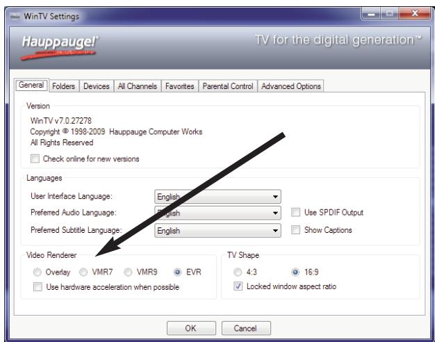 HAUPPAUGE USB LIVE 2 - Utiliser l'accélération graphique matérielle, - 1