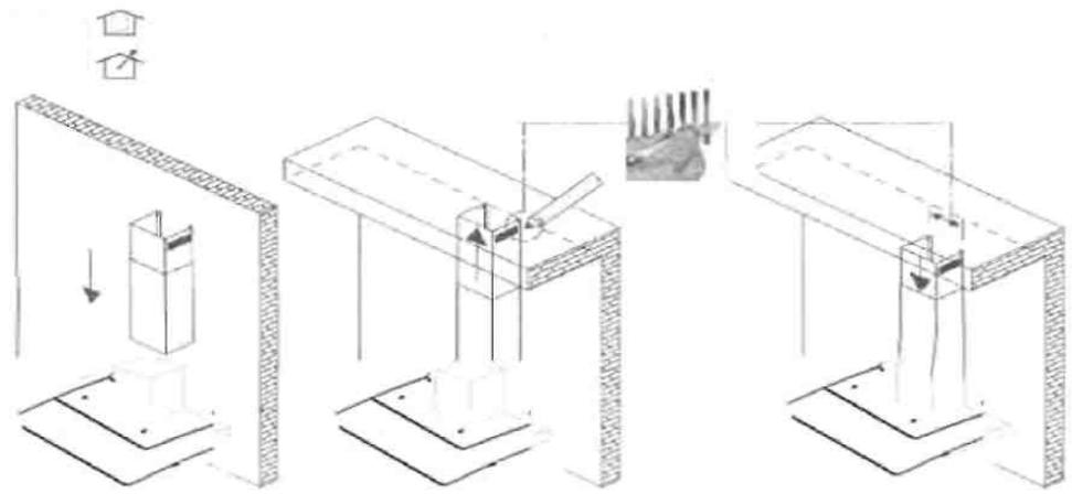 AIRLUX AHBE8iX - Fonction recyclage (hotte filtrante) - 1