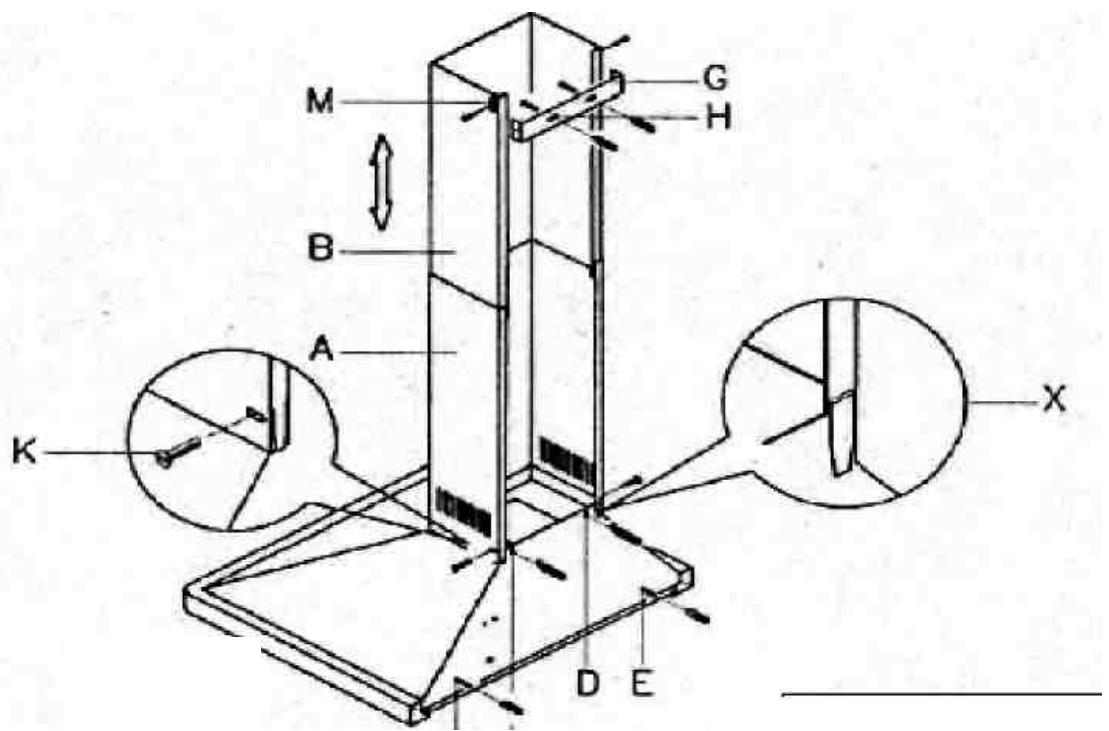 AIRLUX AHBE8iX - INSTRUCTIONS POUR L'INSTALLATION - 1