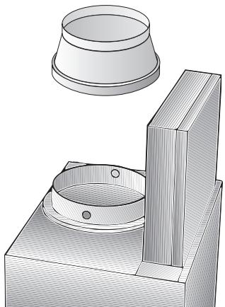 NEFF D99M5A0C - Branchement du conduit d'évacuation  120 mm: - 1