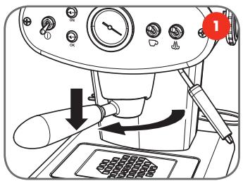 ILLY X1 IPSO NOIRE 6581 - préparation du café - 1