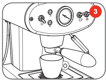 ILLY X1 IPSO NOIRE 6581 - Réglage quantité de café dans la tasse - 3