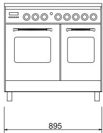 FRATELLI ONOFRI RC97DF B BLEU - DIMENSIONS D'ENCOMBREMENT (mod. 192) - 1