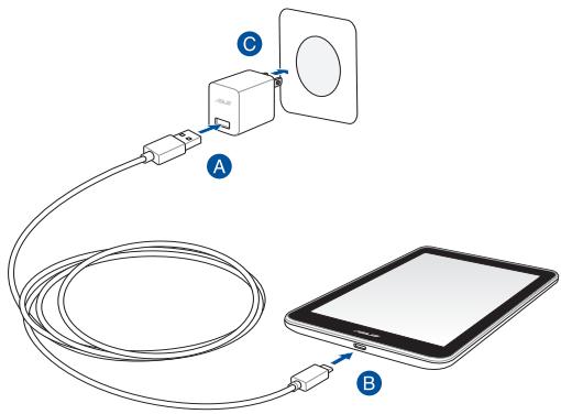 ASUS ME581C - Charger la batterie de votre Tablette ASUS - 1