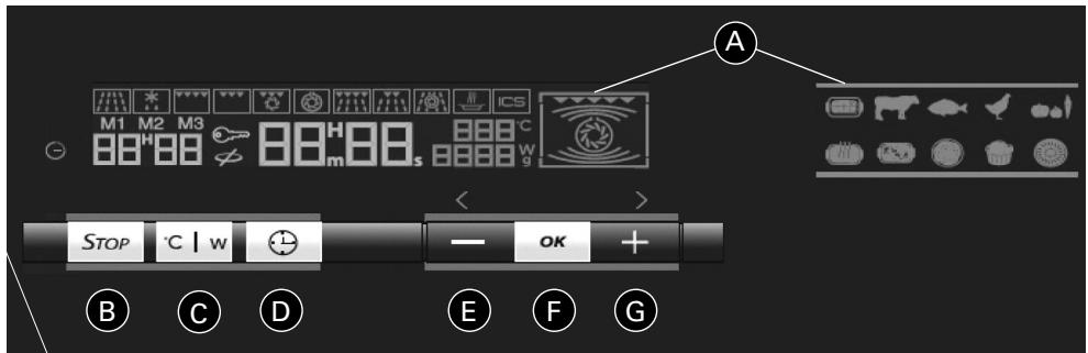DE DIETRICH DME 1095 M MIROIR - -LE BANDEAU DE COMMANDE - 1