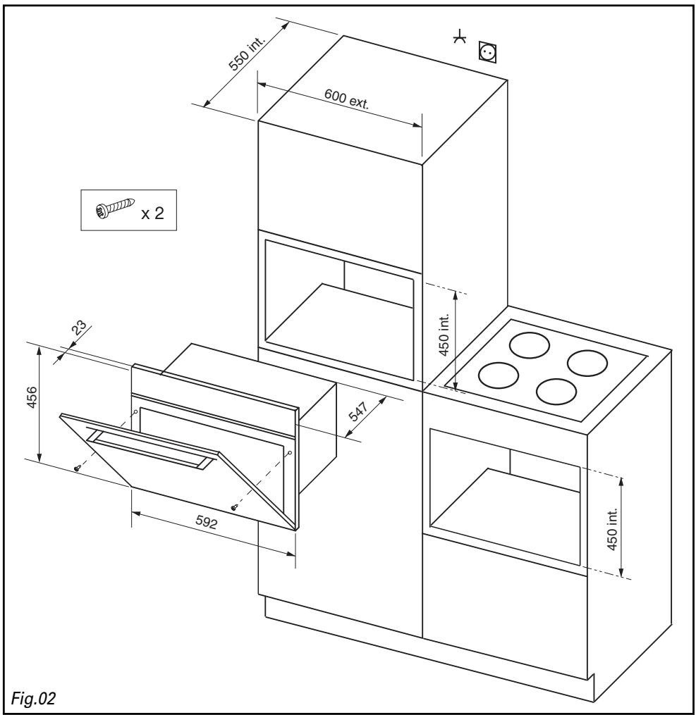 DE DIETRICH DME 1095 M MIROIR - L'ENCASTREMENT - 1