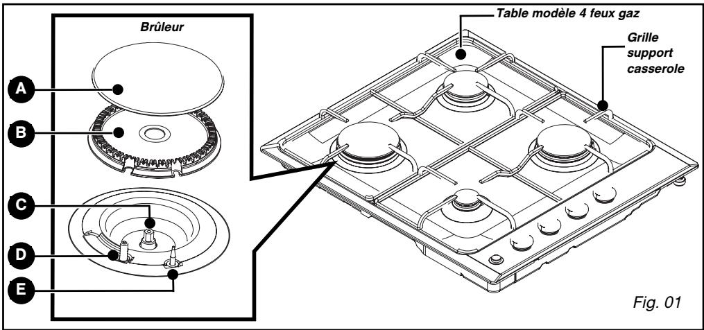 FAGOR 4FIO-4GLAEPOCA - DESCRIPTION DE VOTRE TABLE - 1