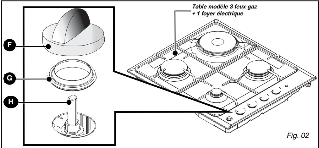 FAGOR 4FIO-4GLAEPOCA - DESCRIPTION DE VOTRE TABLE - 2